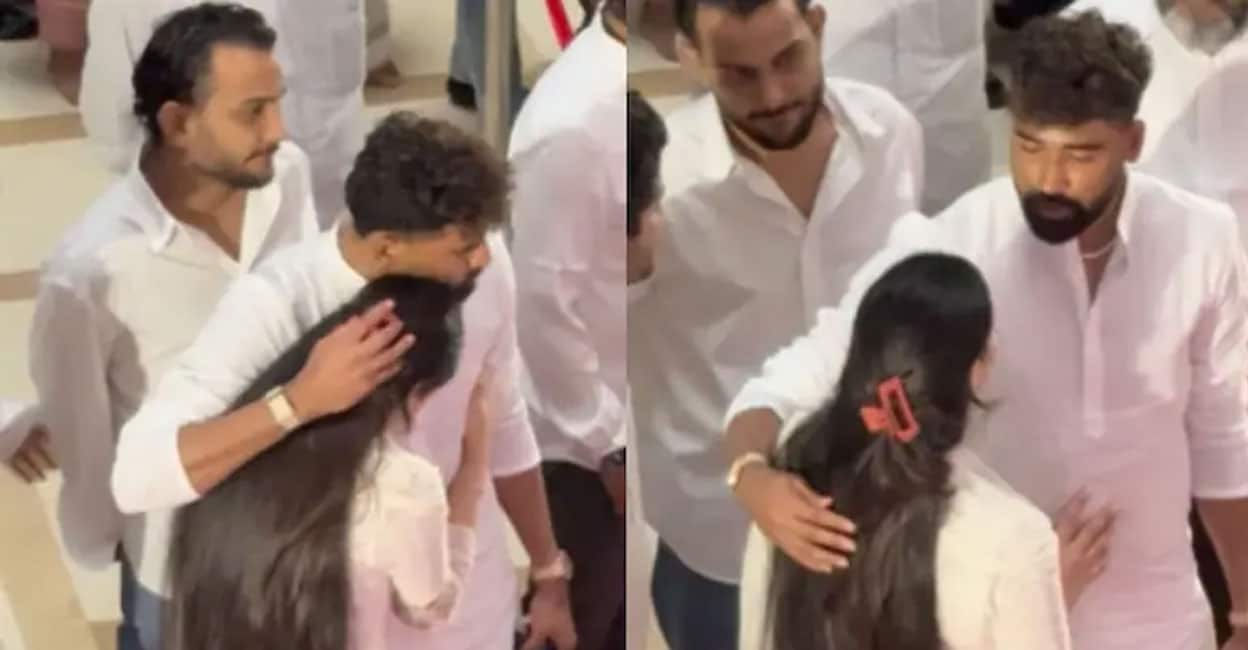 സിറാജിനെ കണ്ടതും പൊട്ടിക്കരഞ്ഞ് സനായി, നെഞ്ചിലേക്ക് തലചായ്ച്ചു; ആശ്വസിപ്പിച്ച് താരം– വിഡിയോ