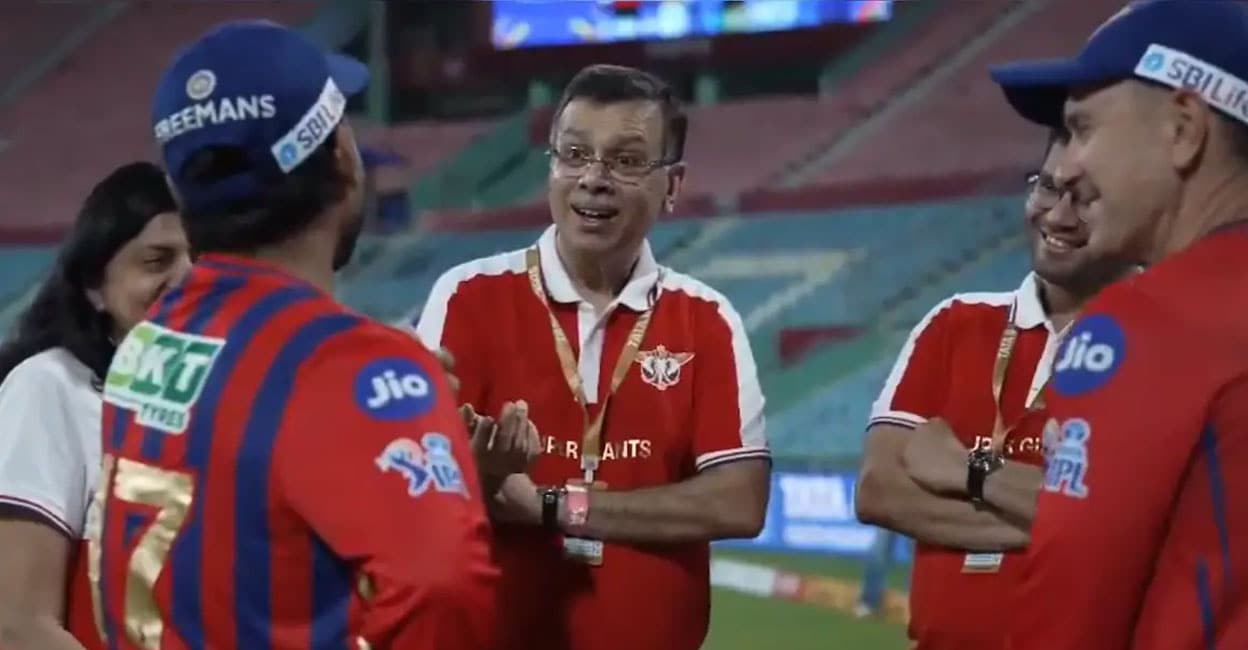 ഋഷഭ് പന്തിനെ കെട്ടിപ്പിടിക്കുന്നു, ചിരിക്കുന്നു..: ‘നിങ്ങൾ കാണുന്നതെല്ലാം യാഥാർഥ്യമല്ല’; ‘അൺകട്ട്’ വിഡിയോയുമായി ലക്നൗ