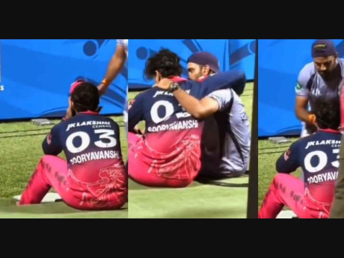 Vaibhav Sooryavanshi Crying