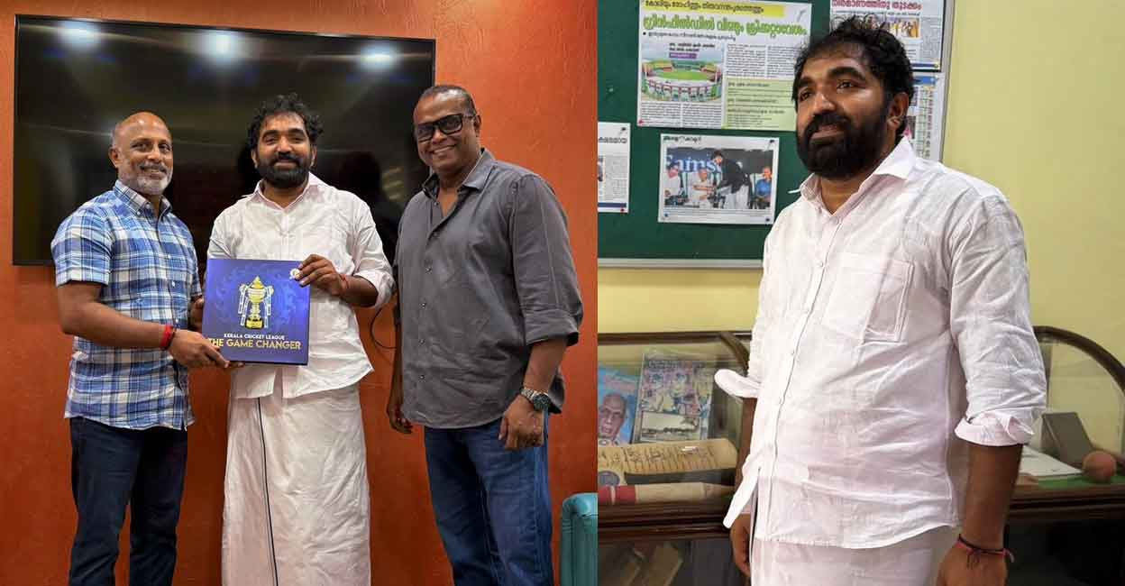 ‘പുതുപ്പള്ളിയിൽ രാജ്യാന്തര സ്റ്റേഡിയം യാഥാർഥ്യമാകുന്നതിനുള്ള ആദ്യ ചുവട്’: കെസിഎ ആസ്ഥാനത്തെത്തി ചാണ്ടി ഉമ്മൻ