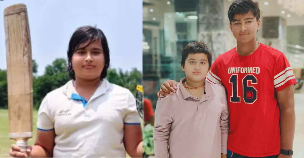 സൂര്യവംശി കുടുംബത്തിൽനിന്ന് വീണ്ടുമൊരു ‘വണ്ടർ കിഡ്’; തകർപ്പൻ സെഞ്ചറിയുമായി വൈഭവിന്റെ അനുജൻ ആശിർവാദ്