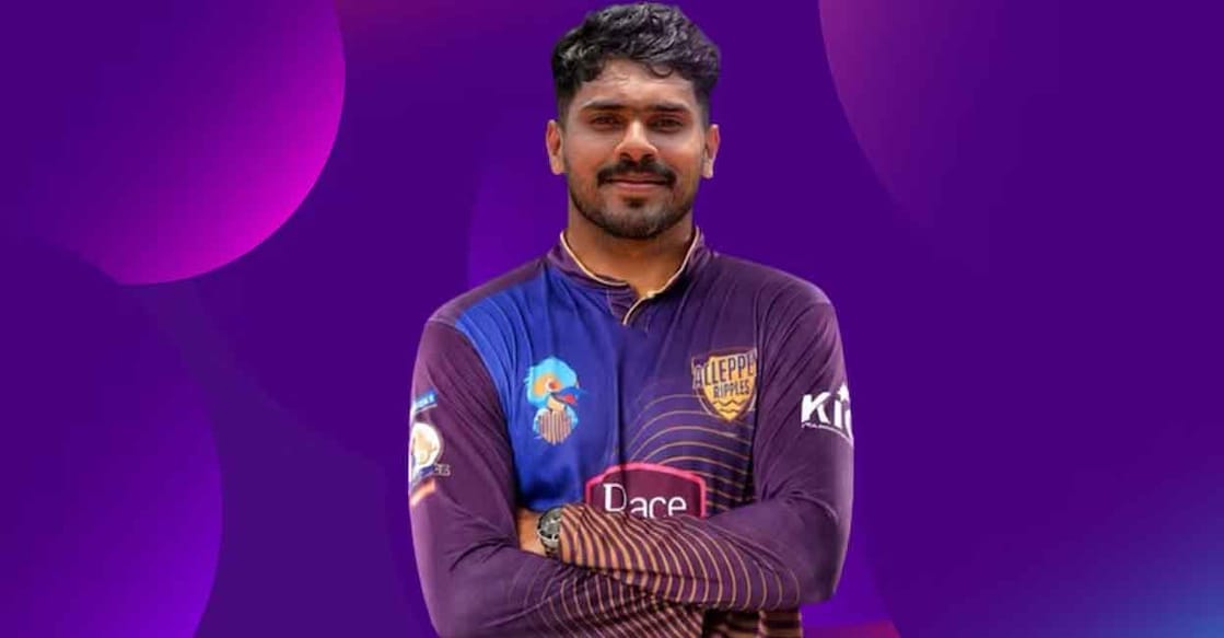 സിബിൻ ഗിരീഷ് (Facebook/KeralaCricketLeagueT20/)