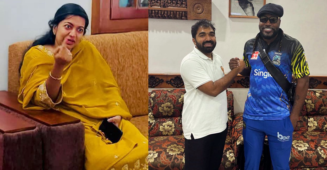 ‘അപ്പ മുഖ്യമന്ത്രിയായിരുന്നപ്പോൾ സച്ചിനെത്തി, ഇപ്പോൾ ക്രിസ് ഗെയ്‌ലിനെ ചാണ്ടി ഉമ്മൻ കൊണ്ടുവന്നു’: മറിയ ഉമ്മൻ