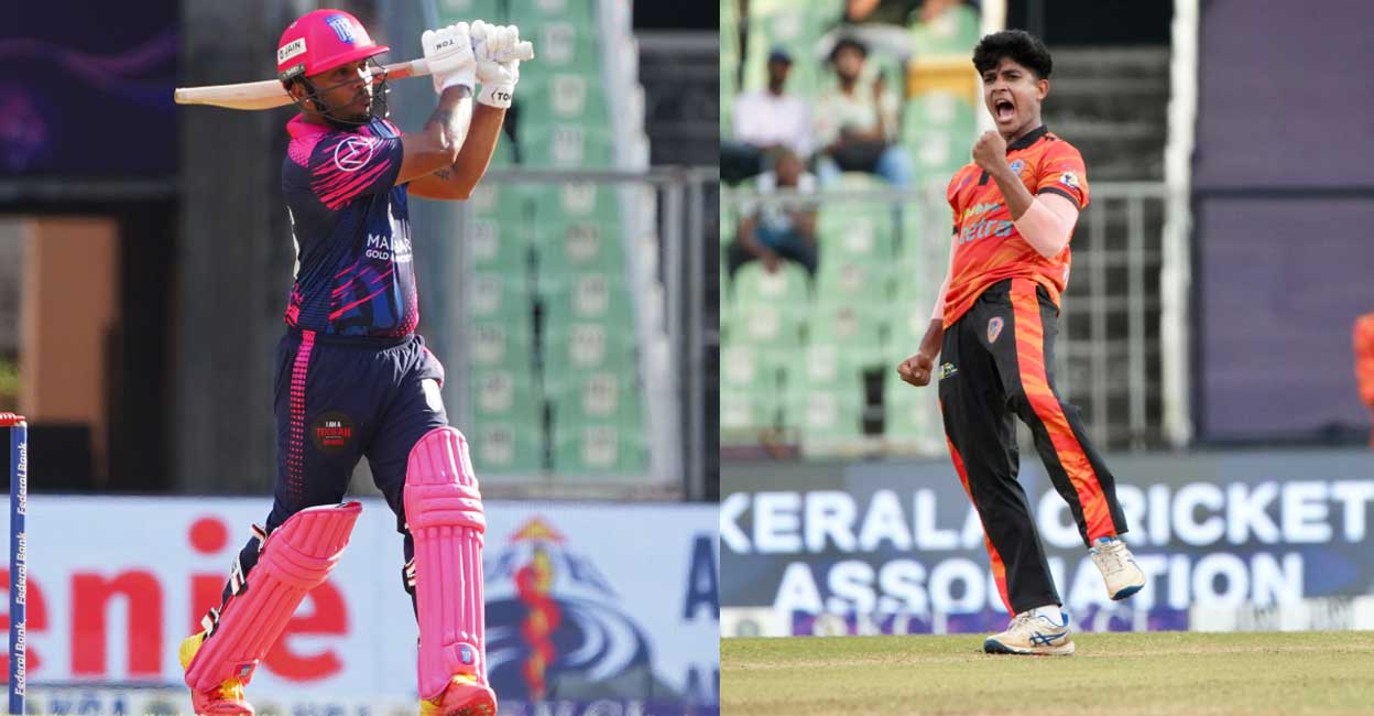 വിഷ്ണു വിനോദിന്റെ സെഞ്ചറി പാഴായി, അഞ്ചു വിക്കറ്റു വീഴ്ത്തി വിഘ്നേഷ് പുത്തൂരിന്റെ രക്ഷാപ്രവർത്തനം, കാലിക്കറ്റ് സെമിഫൈനലിൽ