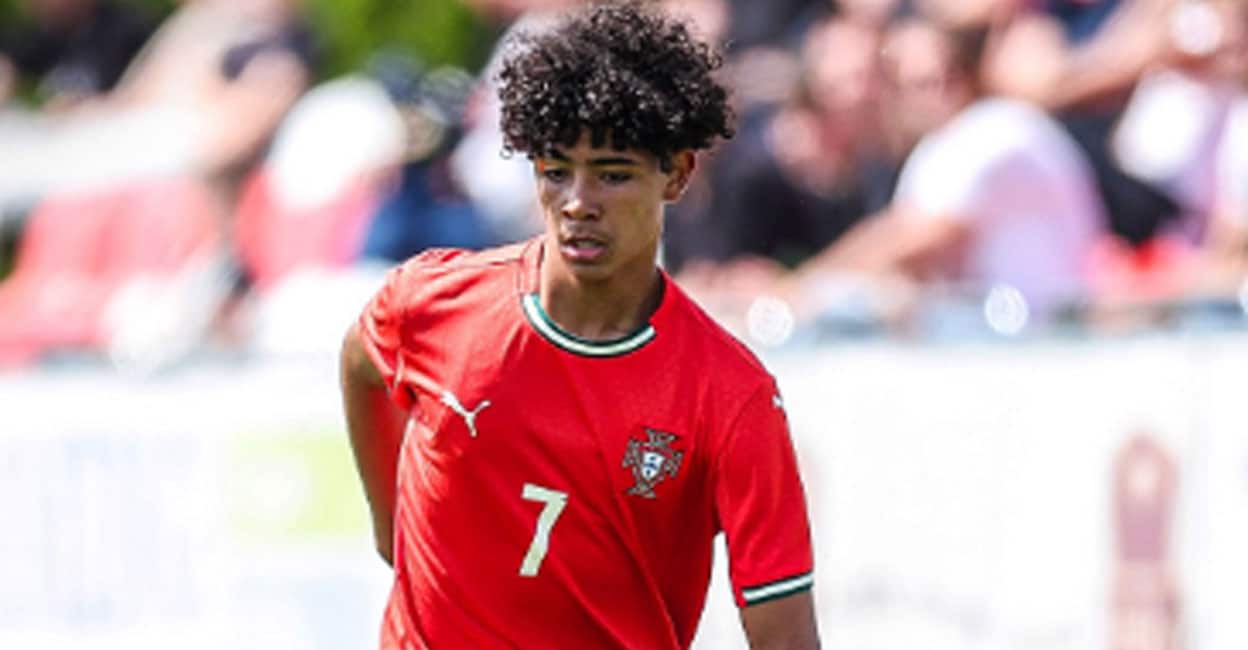 പോർച്ചുഗൽ അണ്ടർ 16 ഫുട്ബോൾ ടീമി‍ൽ ക്രിസ്റ്റ്യാനോ ജൂനിയറിന് അരങ്ങേറ്റം