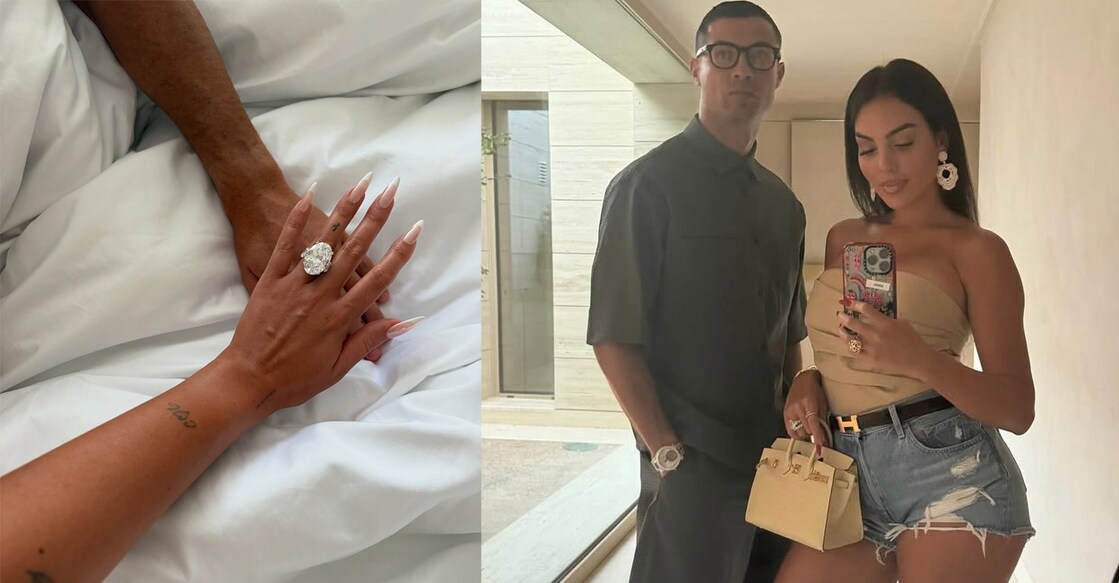 ജോർജിന ഇൻസ്റ്റഗ്രാമിൽ പങ്കുവച്ച ചിത്രം, ക്രിസ്റ്റ്യാനോ റൊണാൾഡോയും ജോർജിനയും (Instagram/Georgina Rodríguez)