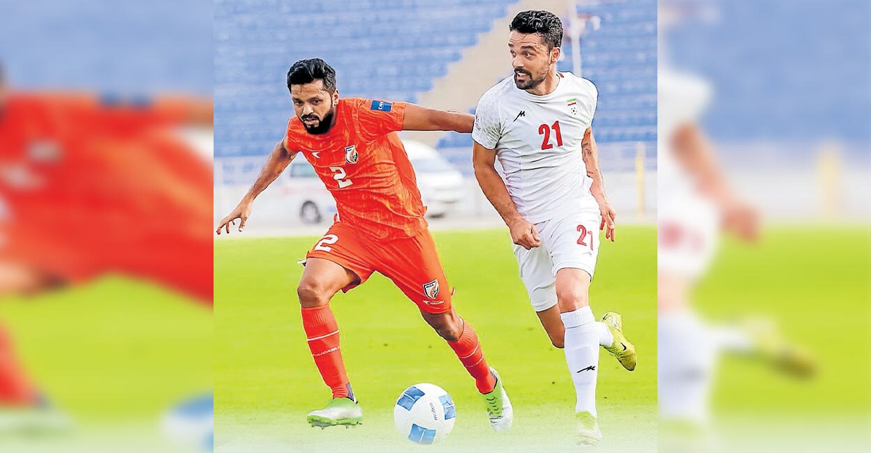 പൊരുതി, തോറ്റു! കാഫ നേഷൻസ് കപ്പ്: ഇന്ത്യ –0, ഇറാൻ –3