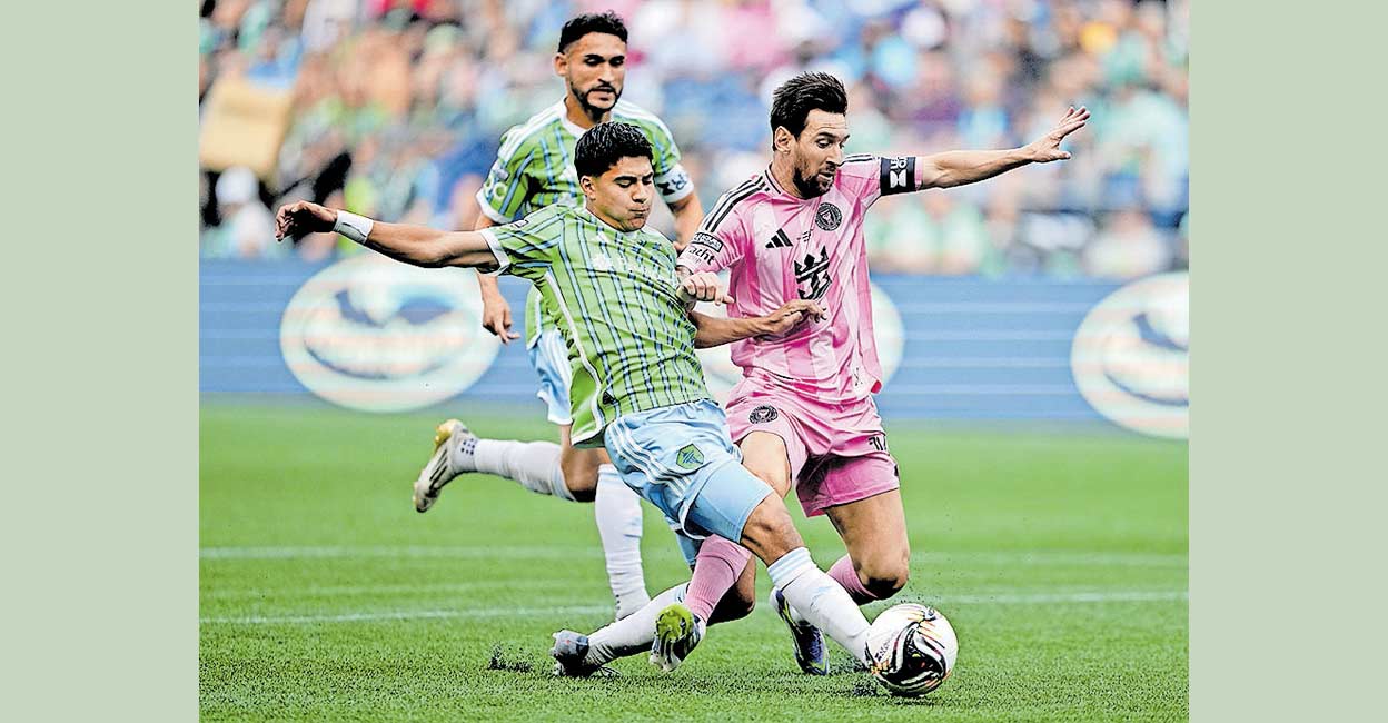 ഇന്റർ മയാമിക്ക് കിരീടനഷ്ടം: സിയാറ്റിൽ സൗണ്ടേഴ്സിന് ലീഗ്സ് കപ്പ്‌; മയാമിയെ 3–0ന് തോൽപിച്ചു