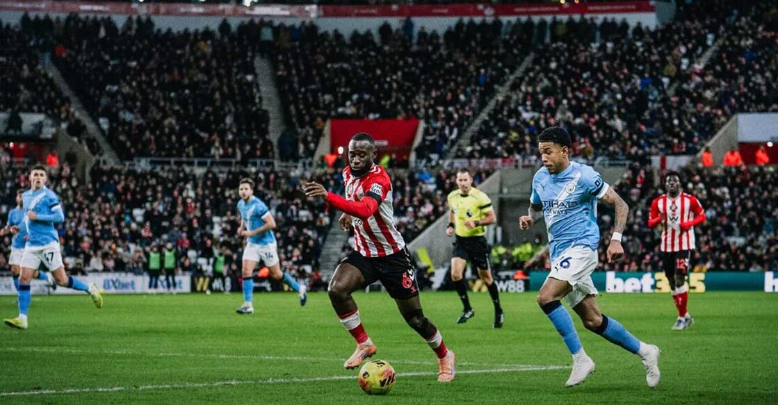 മാഞ്ചസ്റ്റർ സിറ്റി– സണ്ടർലൻഡ് മത്സരത്തിൽനിന്ന്.