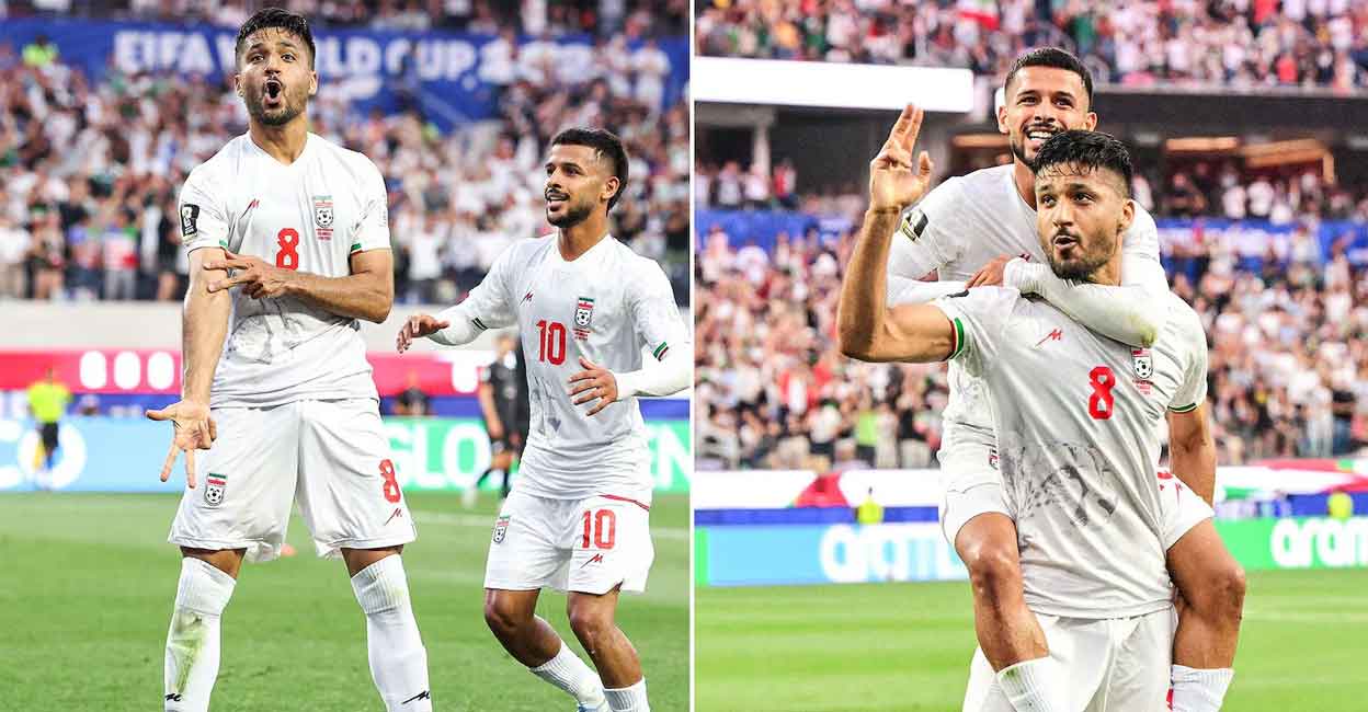 ഗോളടിച്ചതിനു പിന്നാലെ ‘വെടിയുതിർത്ത്’ ഇറാൻ താരം; ആഘോഷപ്രകടനത്തിൽ വിവാദം– വിഡിയോ