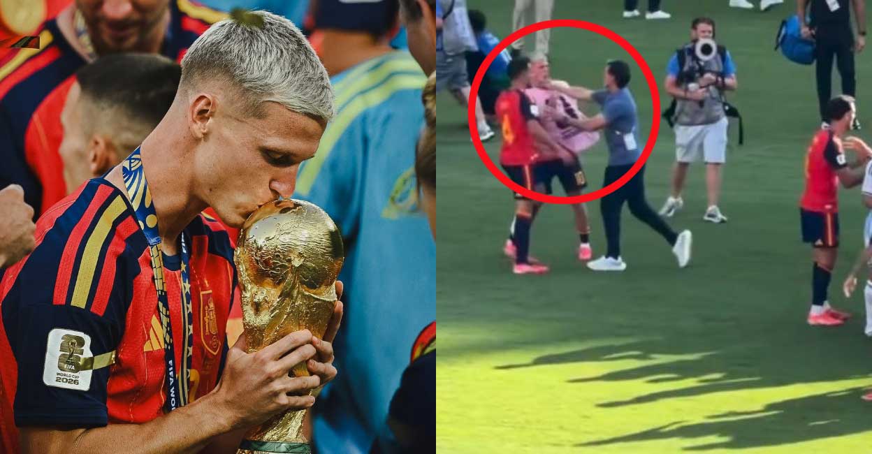 സ്പാനിഷ് താരത്തെ ഇടിച്ചിട്ടില്ല, ഒന്നു തള്ളിയതാണ്: മാപ്പു പറയാൻ തയാറെന്ന് അര്‍ജന്റീന അസിസ്റ്റന്റ് പരിശീലകൻ