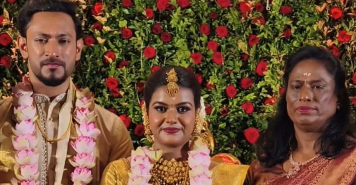 പി.ടി. ഉഷയുടെ മകൻ വിഘ്നേഷ് ഉജ്വൽ വിവാഹിതനായി, വധു കൃഷ്ണ