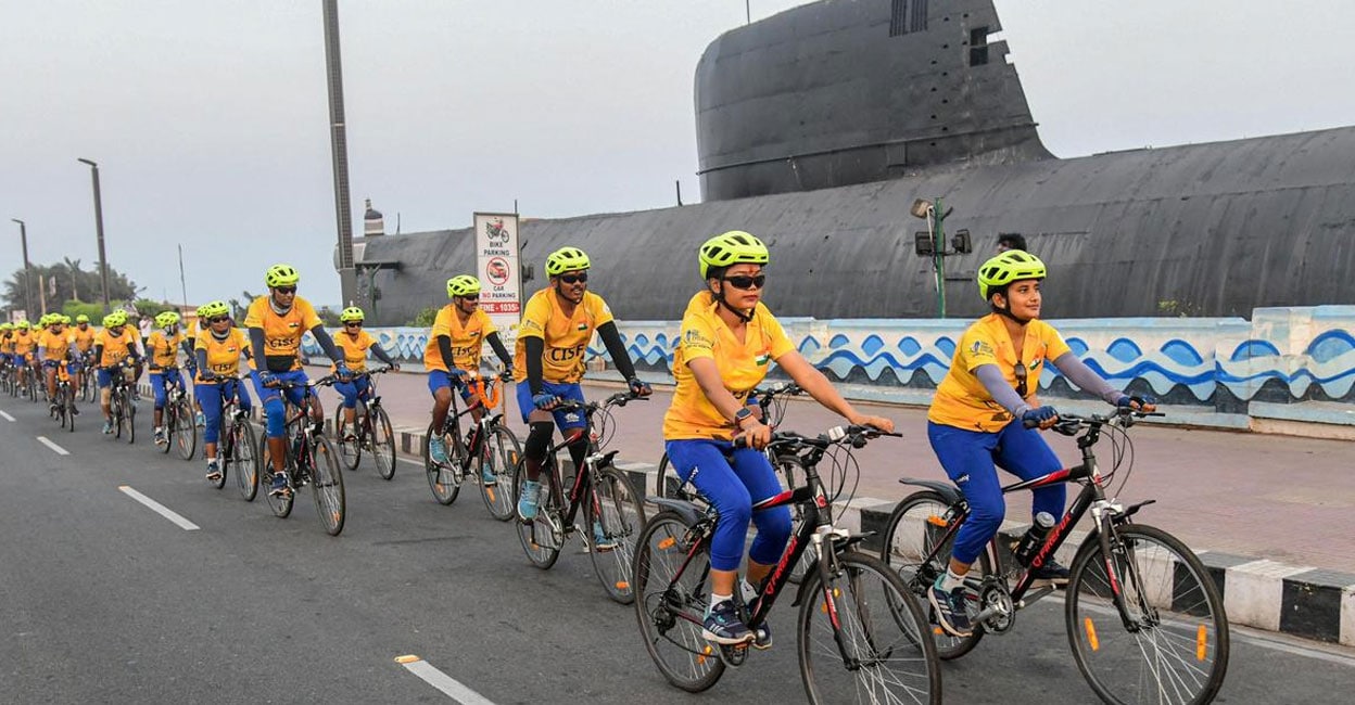 സിഐഎസ്എഫ് വന്ദേമാതരം കോസ്റ്റൽ സൈക്ലത്തോൺ: സമാപനം 22ന് കൊച്ചിയിൽ