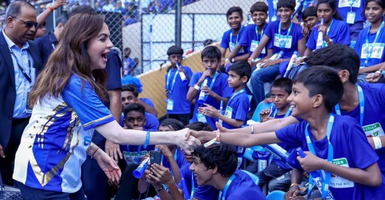 വാങ്ക‍ഡെയില്‍ മുംബൈ ഇന്ത്യൻസിന്റെ ‘ഇഎസ്എ’ ഗെയിം, പങ്കെടുത്തത് 20,000 ത്തിൽ ഏറെ കുട്ടികൾ