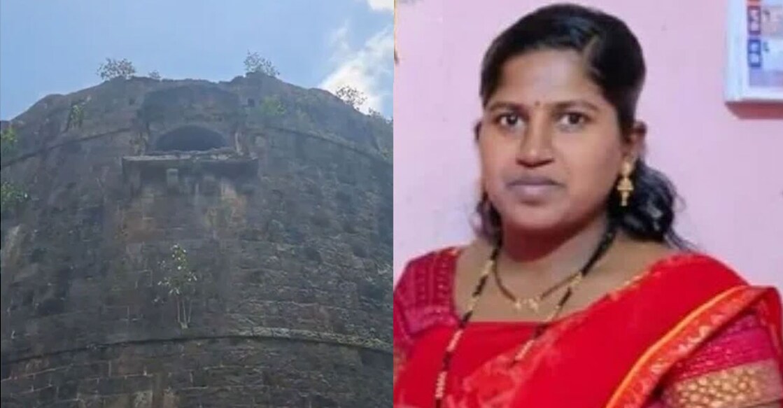 നൽദുർഗ് കോട്ട (ഇടത്), അശ്വിനി മനോഹർ പോൾ (വലത്)
