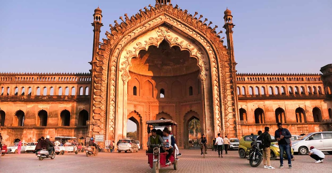 1320330004 Rumi Darwaza, Gate in Islamic Architecture built by Nawab Asaf-Ud-doula in 1784 at Lucknow. Image Credit: Vinayak Jagtap/istockphoto