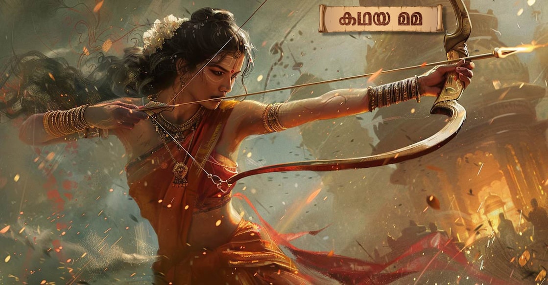 Unveiling the Love Saga of Chitrangada and Arjuna from the Mahabharata Image Credit: This image was generated using Midjourney