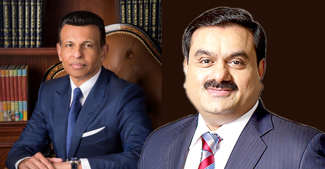 Image: Sunny Varkey and Gautam Adani (Image Courtesy - GEMS Education Website and Adani Group Website)