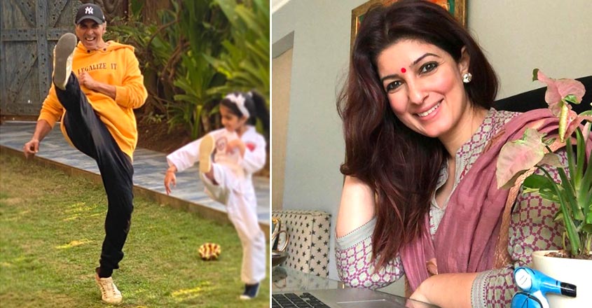 twinkle-khanna-post-akshay-kumar-nithara-karate-practice twinkle-khanna-post-akshay-kumar-nithara-karate-practice