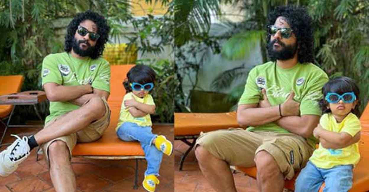 Daughter Nila in an elegant look with Neeraj Madhav;  Fans Called Attitude Kings – Neeraj Madhav |  Nila |  Children’s club |  Viral photo