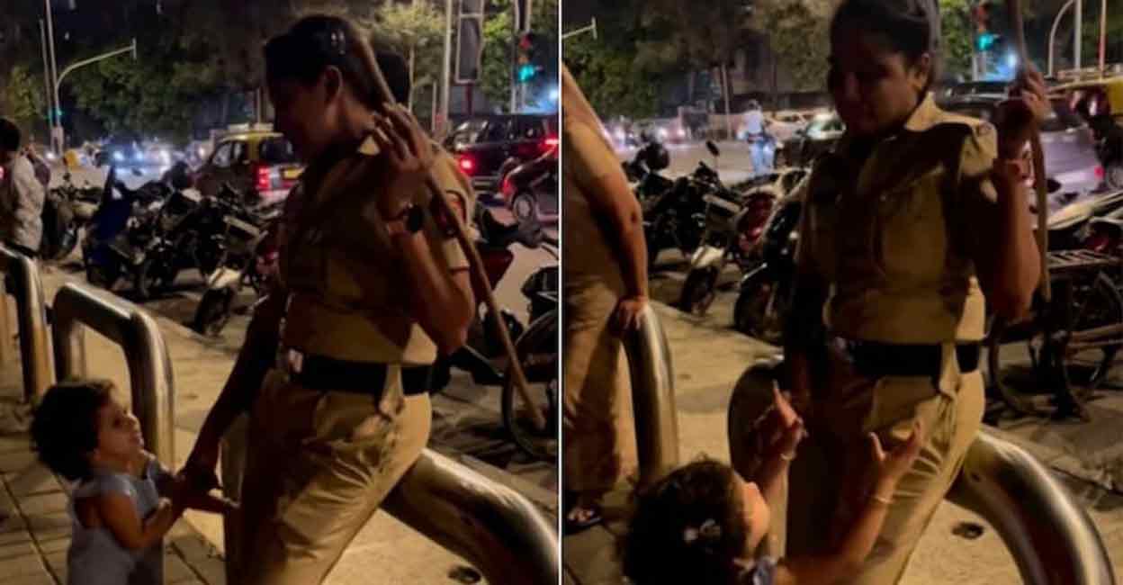 ‘ആ ലാത്തിയൊന്നു താരാവോ’; വനിതാ പൊലീസിനോട് കൊഞ്ചി ചോദിച്ച് പെൺകുട്ടി ഹൃദ്യം ഈ വിഡിയോ Little