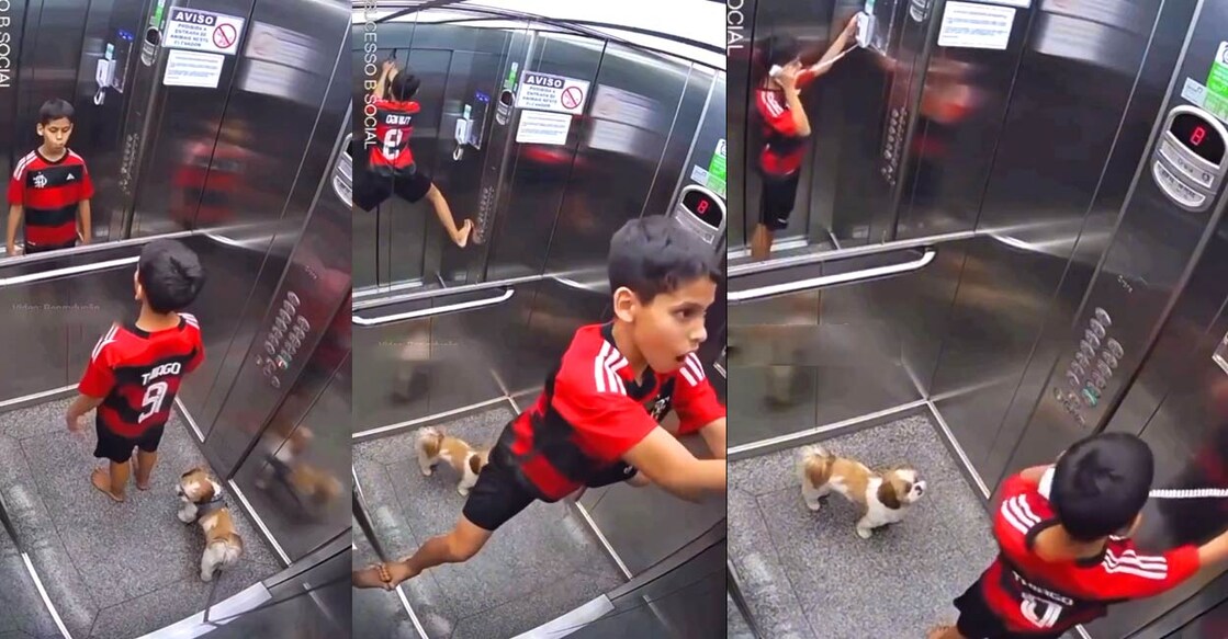 boy-rescues-dog-elevator-trap-Lift
