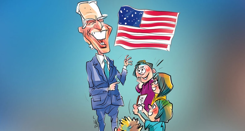 Jeo biden Illustration Jeo biden Illustration