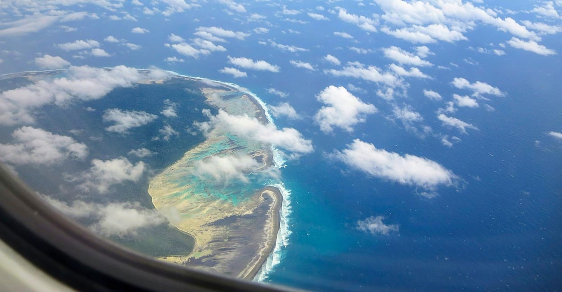 Aerial view of North Sentinel Island, Andaman..  Representative image..vivaswa/ Shutterstock.com