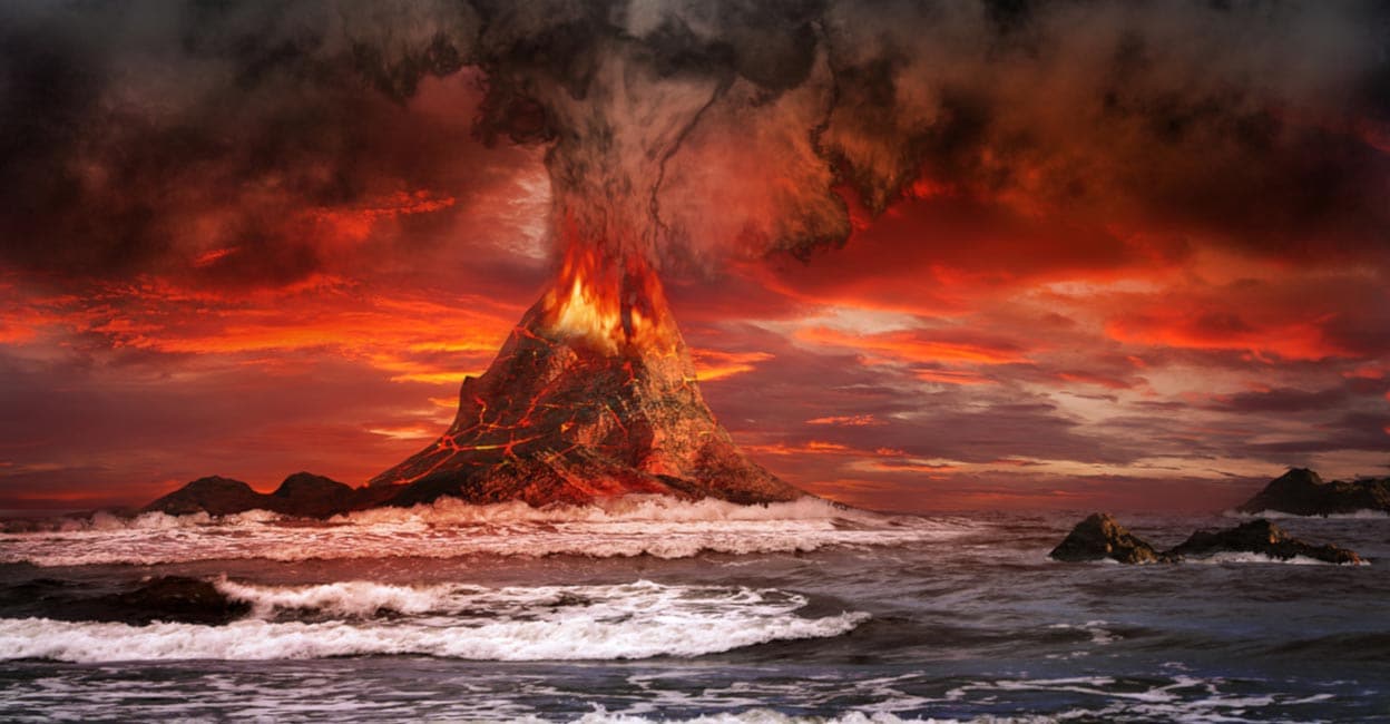 വേനലില്ലാതാക്കിയ ഒരഗ്നിപർവതം, ലോകമെങ്ങും ആകാശത്ത് പുകയും ചാരവും