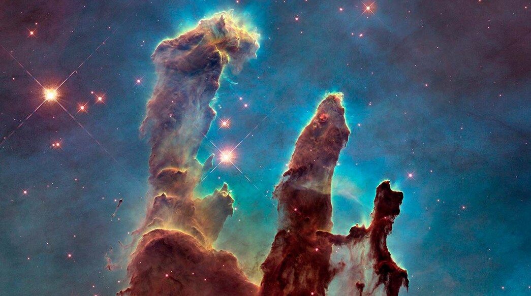 Eagle Nebula's "Pillars of Creation" is seen in this NASA image released January 6, 2015. Photo Credit : NASA/Hubble Heritage Team/Handout via Reuters 