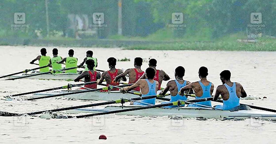ആലപ്പുഴ നടക്കുന്ന ഓൾ ഇന്ത്യ ഇന്റർ സായ് റോവിങ് ചാംപ്യൻഷിപ്പിൽ നിന്ന്.