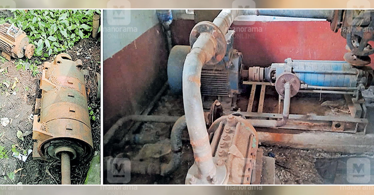 വാട്ടർ അതോറിറ്റിയുടെ മോട്ടർ മോഷ്ടിക്കാൻ ശ്രമം Idukki News ഇടുക്കി