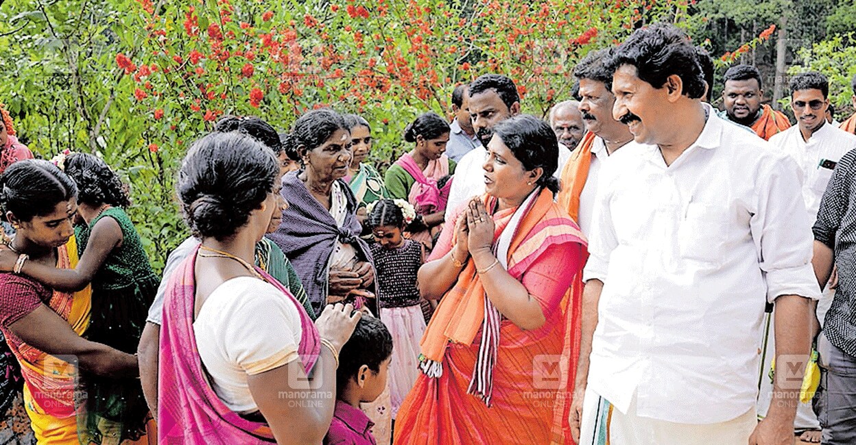 വിഷുവിന് ഇടമലക്കുടിയിൽ സംഗീത വിശ്വനാഥൻ 