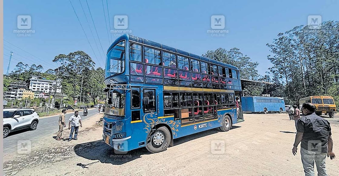 ksrtc-double-deacker- കെഎസ്ആർടിസിയുടെ ഡബിൾ ഡക്കർ ബസ്.