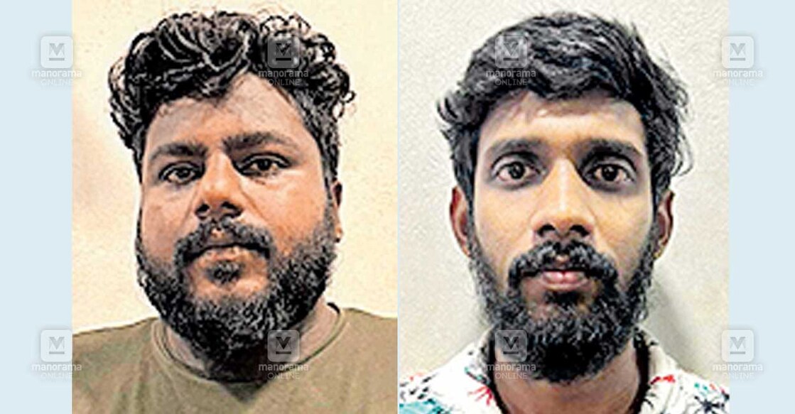 police-arrested അറസ്റ്റിലായ അനിരുദ്ധ്, ജിതിൻ.