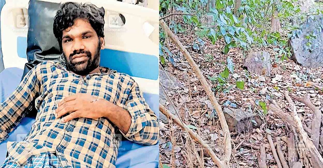 kasargod-wild-elephant-attack 1ഉണ്ണി ആശുപത്രിയിൽ.
2.ഇവിടെവച്ചാണ് ഉണ്ണിയെ കാട്ടാന അക്രമിച്ചത്. വെള്ളത്തിനായി മൊട്ടയംകൊച്ചിയിലെ ജനങ്ങള്ക്ക് അരക്കിലോ മീറ്റര് ദൂരമാണ് ഇതുവഴി പോകേണ്ടത്.