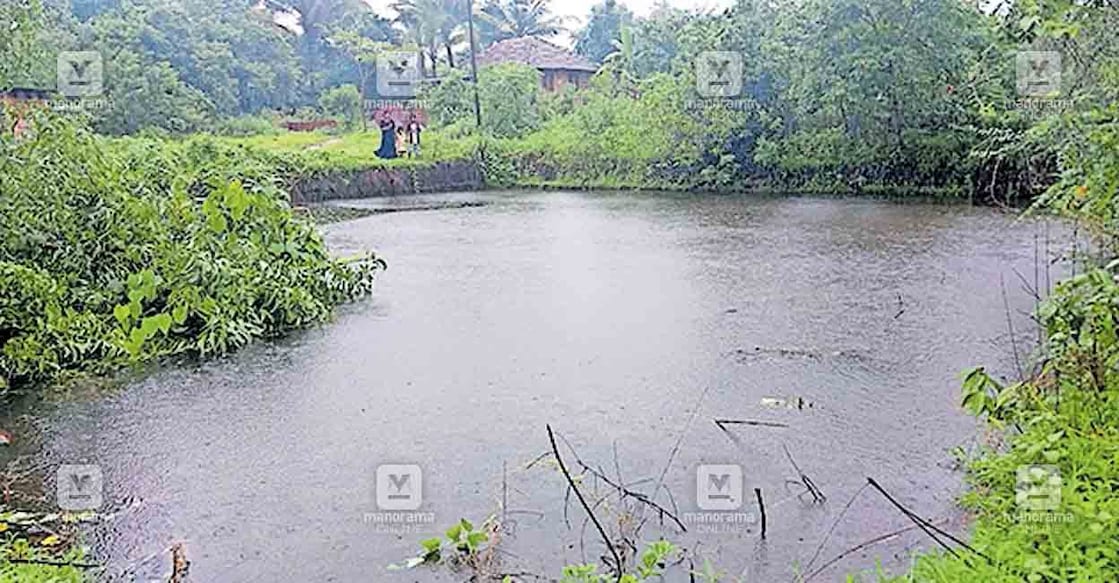 ബിരിക്കുളം കരിയാപ്പ് റോഡരികിലെ ജനവാസ സ്ഥലത്തെ അപകടഭീഷണയായി മാറിയ ചെങ്കൽകുഴിയിലെ വെള്ളക്കെട്ട്  