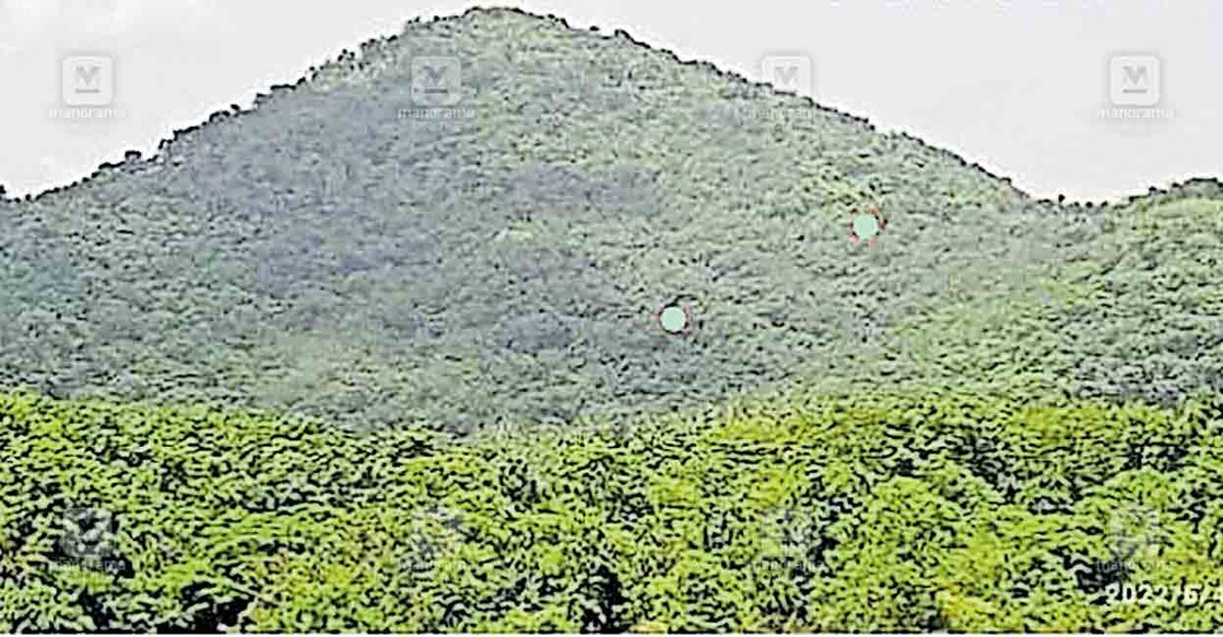 വടക്കാംകുന്ന് മല മണ്ണുനീക്കുന്നതിന് മുൻപ്.