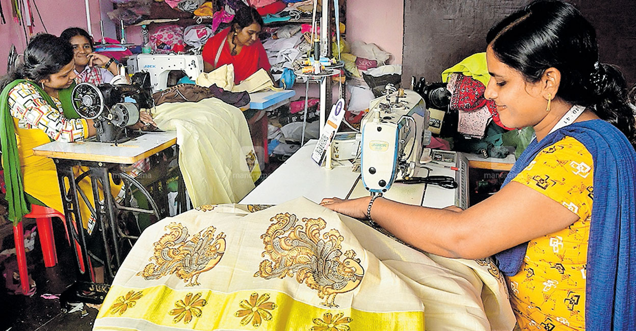 തയ്യൽ മേഖലയ്ക്ക് ജീവൻ പകർന്ന് ഓണം; തലക്കനം കസവിനു തന്നെ Onam ഓണം