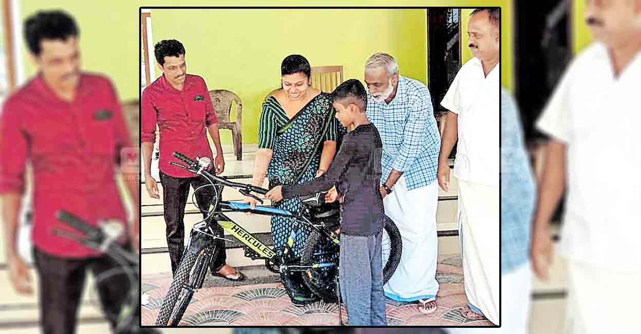 സൈക്കിൾ കള്ളൻ കാണണം, ഇപ്പോൾ അഭിനവിന്റെ സന്തോഷം