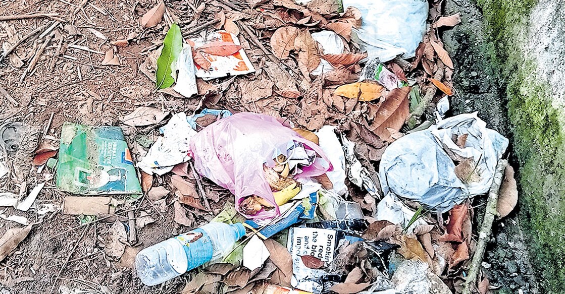 kottayam-waste കോട്ടയം – എറണാകുളം റോഡിൽ ആറാം മൈലിനു സമീപം
റോഡരികിൽ മാലിന്യം തള്ളിയിരിക്കുന്നു
