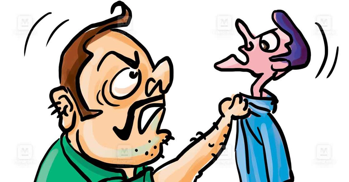 Goonda Attack Caricature