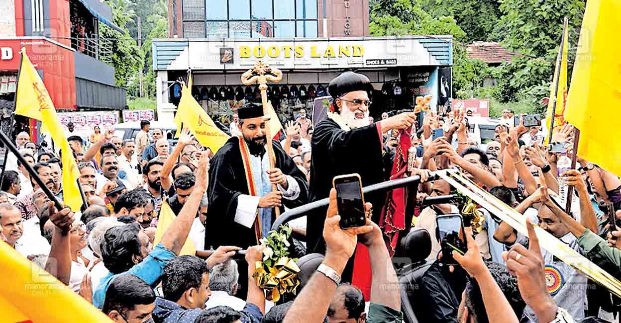ശ്രേഷ്ഠ ബാവായ്ക്ക് മണർകാട് പള്ളിയിൽ ഉജ്വല സ്വീകരണം | Manarkad ...
