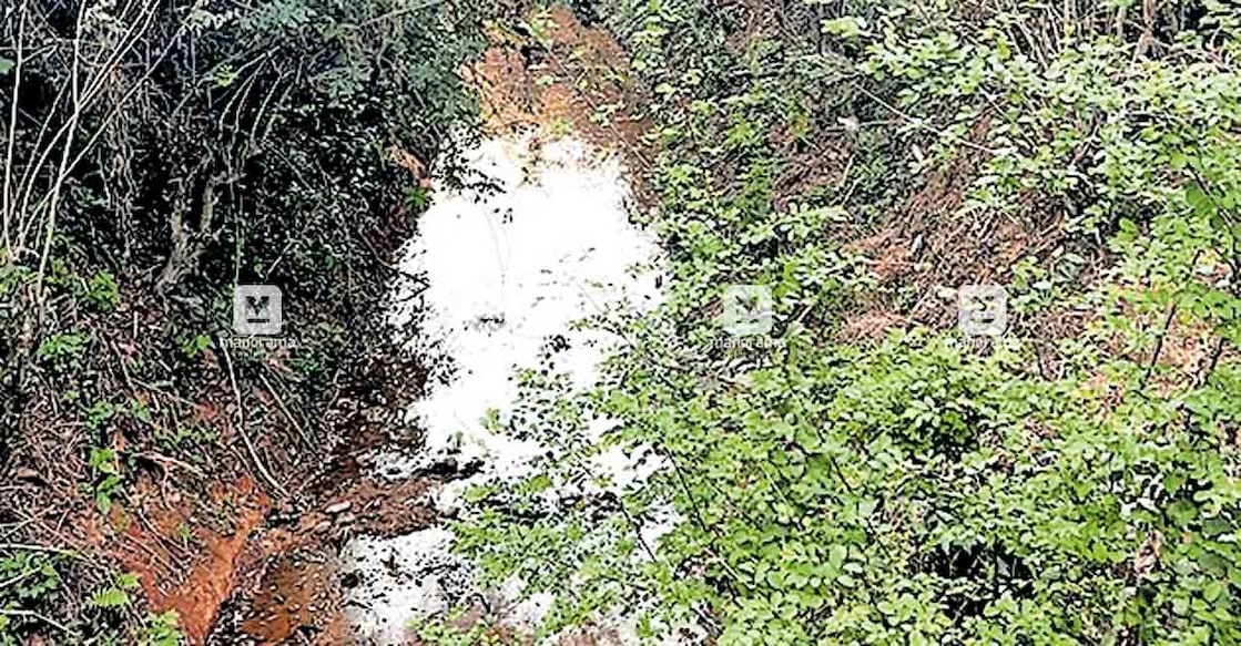 വരിക്കോളി വെളുത്തപറമ്പത്ത് പാലത്തിനു സമീപം കുറ്റ്യാടി പദ്ധതിയുടെ കനാൽ കാടു മൂടിക്കിടക്കുന്നു.  