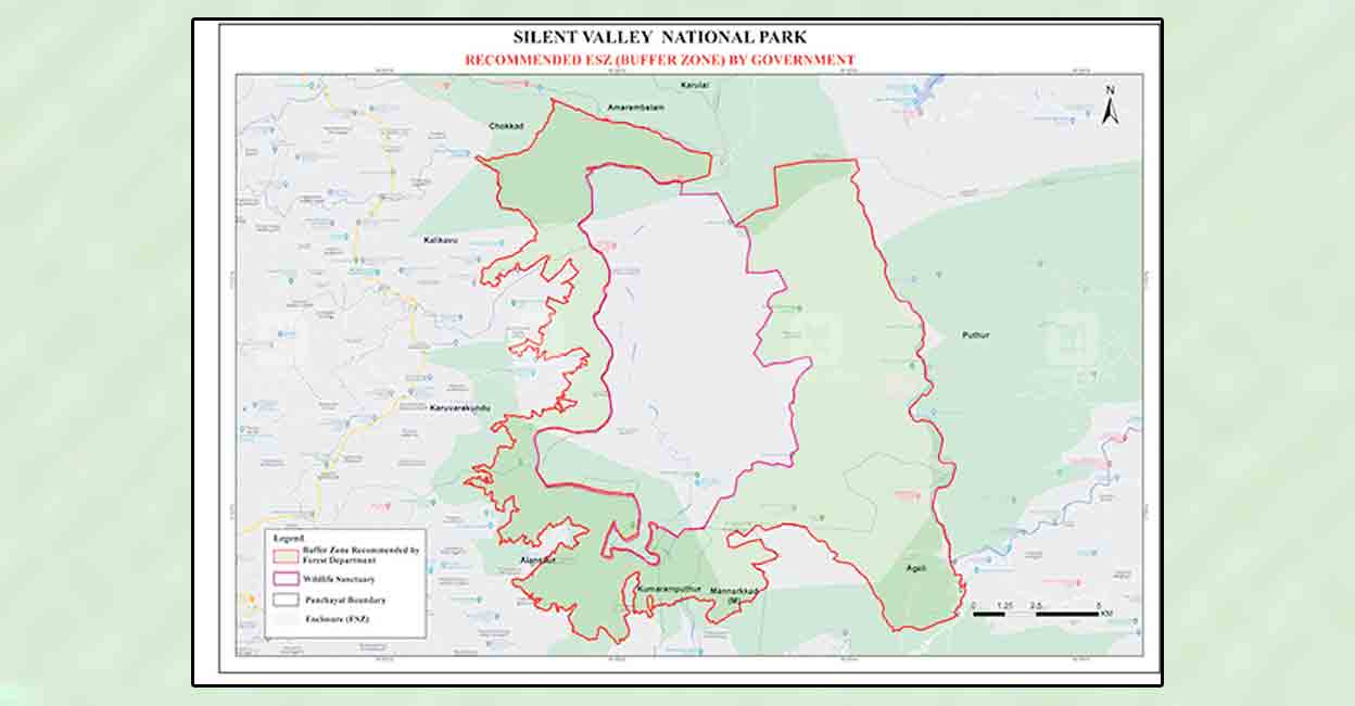 വനംവകുപ്പിന്റെ ഭൂപടം മലപ്പുറത്ത് 6 പഞ്ചായത്തുകളിലെ പ്രദേശങ്ങൾ ബഫർസോണി