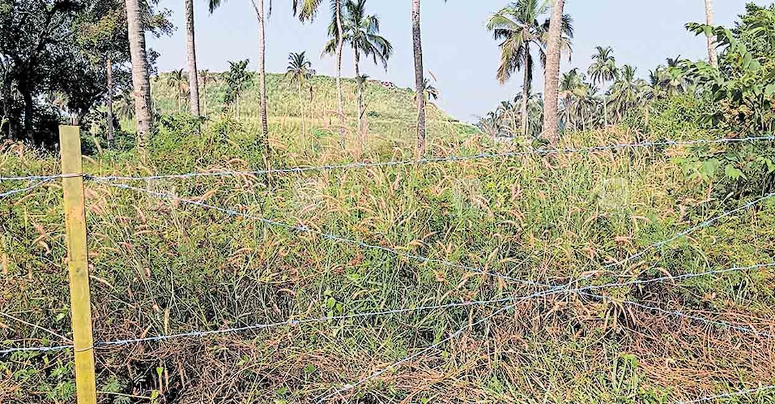 maalapuuram-resa-land റെസ വികസനത്തിനായി സ്ഥലം ഏറ്റെടുത്ത ശേഷം പാലക്കാപറമ്പ് ഭാഗത്ത് എയർപോർട്ട് അതോറിറ്റി കമ്പിവേലി കെട്ടിയപ്പോൾ. ഈ ഭാഗത്ത് 150 മീറ്ററാണ് റെസ വികസിപ്പിക്കുക.