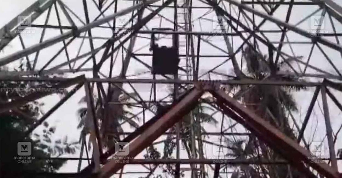 man-who-climbed-mobile-tower-1 man-who-climbed-mobile-tower-1