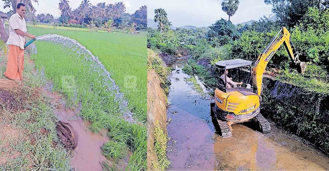 1) തിരുവഴിയാട്ടിൽ കൃഷിയെ ഉണക്കം ബാധിക്കുന്നതിൽ നിന്നു രക്ഷിക്കാൻ വെള്ളം പമ്പ് 
ചെയ്യുന്നു.  

2) പോത്തുണ്ടി ഡാം കനാലുകൾ യന്ത്രം ഉപയോഗിച്ചു വൃത്തിയാക്കുന്നു. 