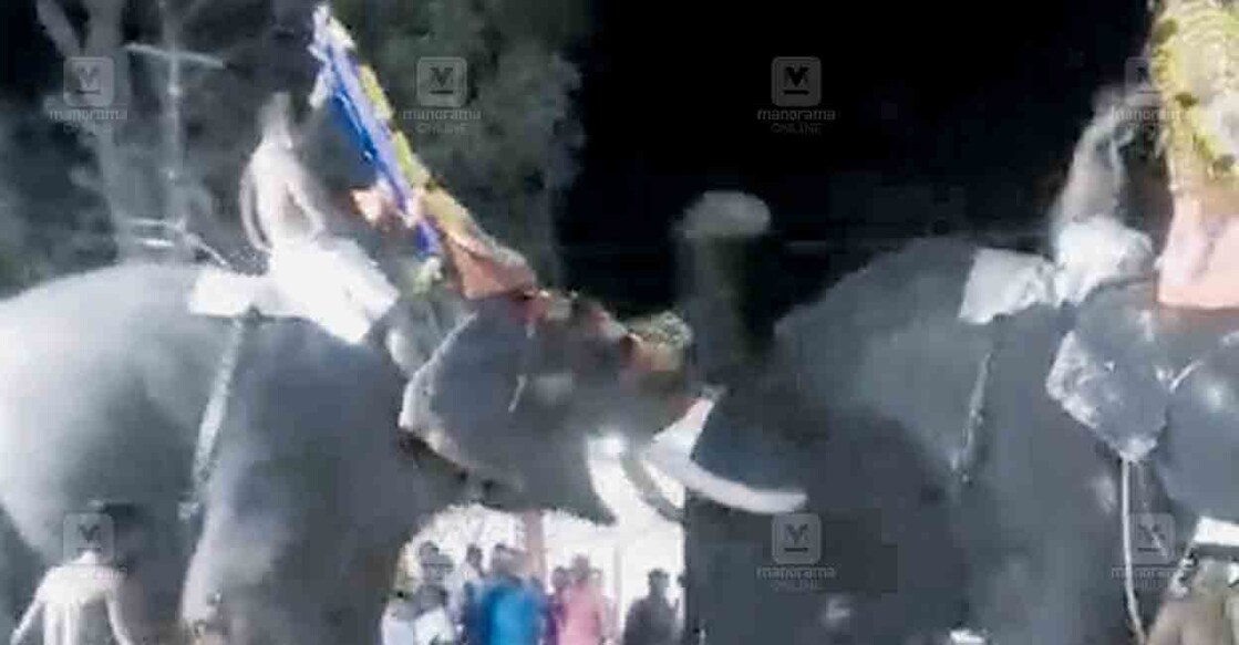 തിരുവല്ല ശ്രീവല്ലഭ ക്ഷേത്രത്തിലെ ഉത്സവത്തോടനുബന്ധിച്ച് നടന്ന 
ശീവേലി എഴുന്നള്ളത്തിനിടെ ഇടഞ്ഞ വേണാറ്റുവട്ടം ഉണ്ണിക്കുട്ടൻ 
തിരുവല്ല ജയരാജനെ പിന്നിൽ നിന്നു കുത്തുന്നു. (വിഡിയോ ദൃശ്യം)  
