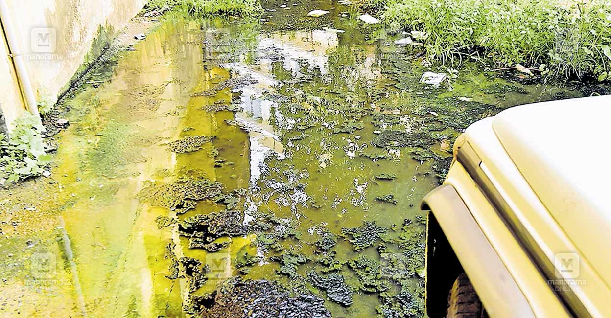 പത്തനംതിട്ട മിനി സിവിൽ സ്റ്റേഷന്‍ പരിസരത്ത് ശുചിമുറി മാലിന്യം കെട്ടിക്കിടക്കുന്നു